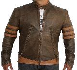 X-Men Origins Distressed Leather Jacket 