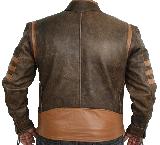 X-Men Origins Distressed Leather Jacket 
